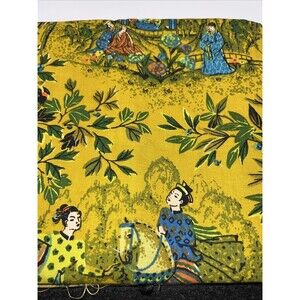 House N Home Vintage Fabric Japanese Theme 39"x48"